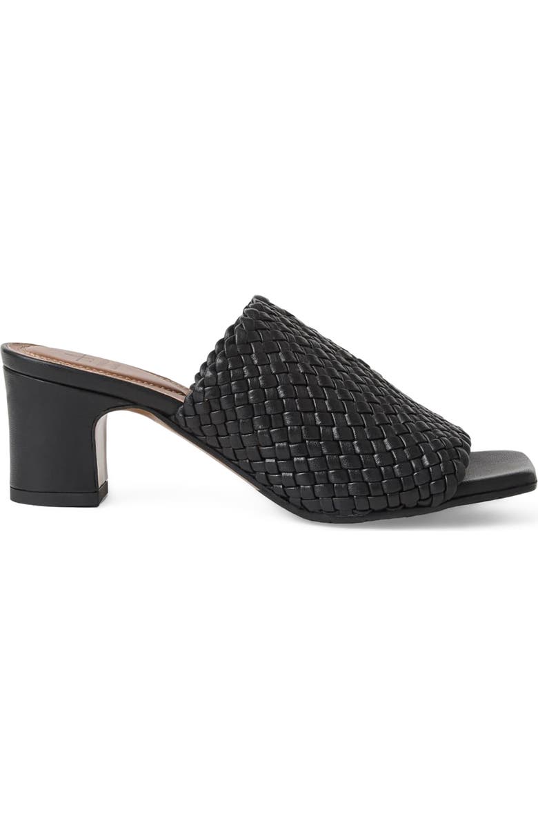 Aquatalia Laquila Slide Sandal, Alternate, color, Black Woven