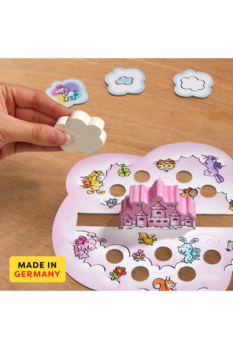 Unicorn Glitterluck Cloud Stacking Children's Game, Alternate, color, Multi
