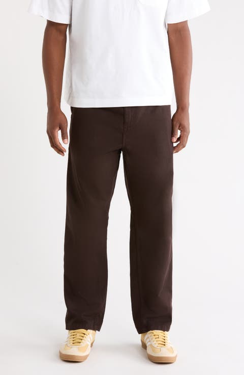 Flint Straight Leg Twill Pants