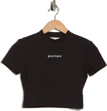 Palm Angels Logo Crop Graphic T-Shirt | Nordstromrack