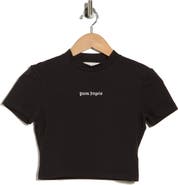 Palm Angels Logo Crop Graphic T-Shirt