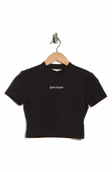Palm Angels Logo Crop Graphic T-Shirt