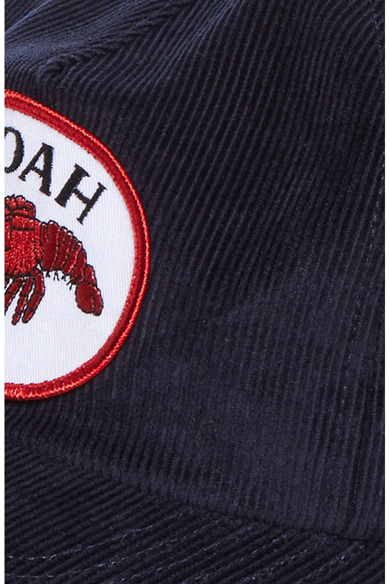 Coastal Patch Corduroy Baseball Cap, Alternate, color, NAVY