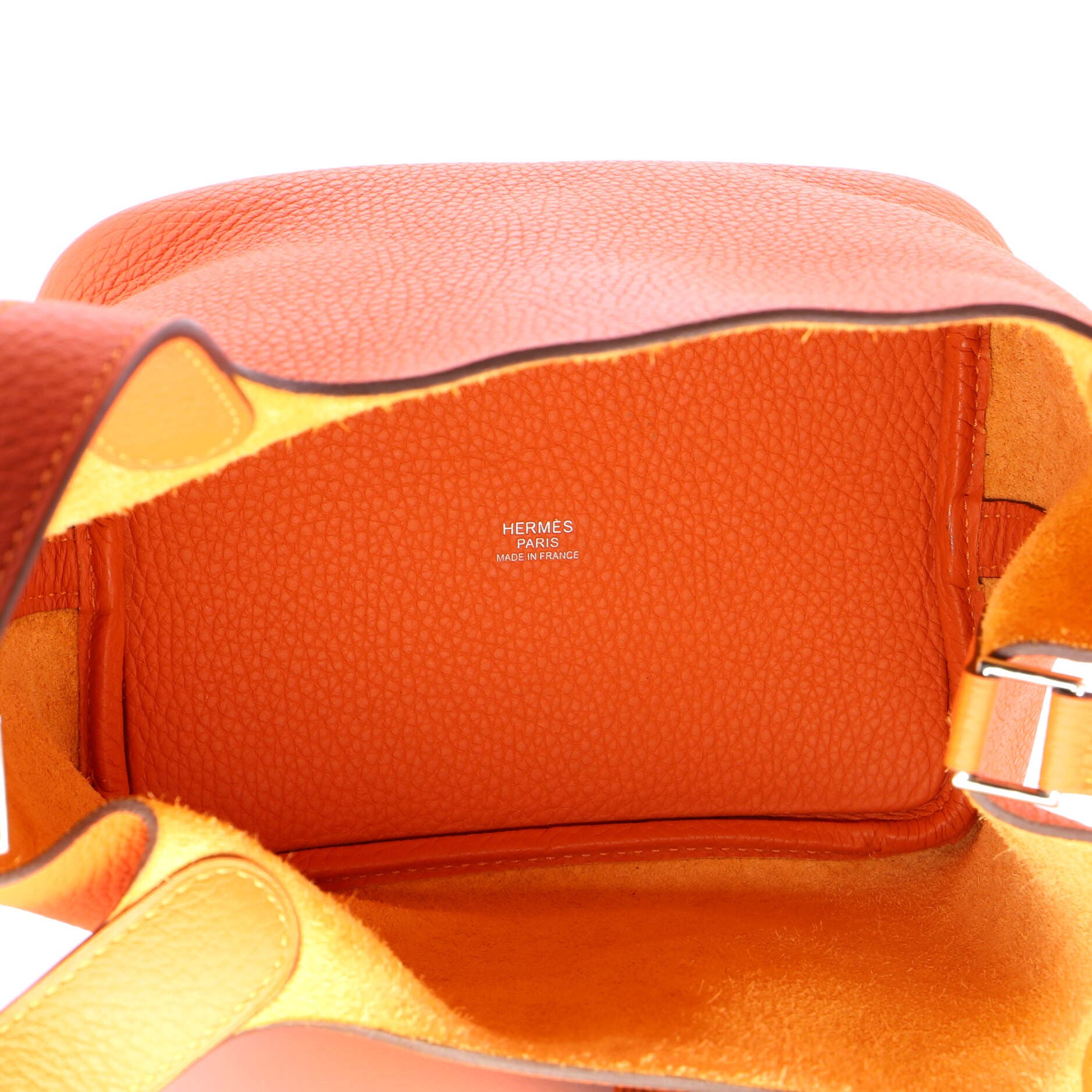 Pre-Owned Hermes Picotin Lock Bag Clemence PM, Alternate, color, Feu