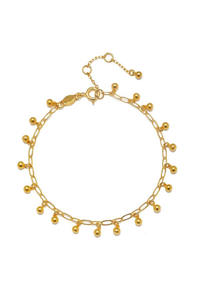 Joyful Bell Bracelet, Main, color, Gold