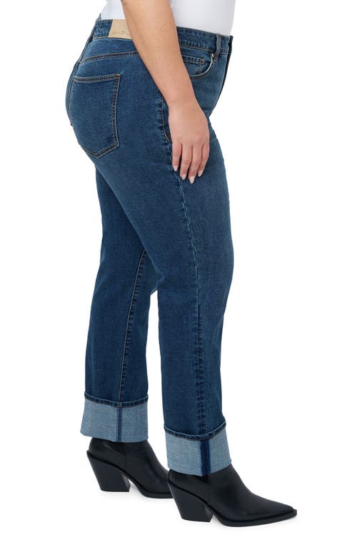 Seven7 Straight Leg High Cuff Jeans In St. James
