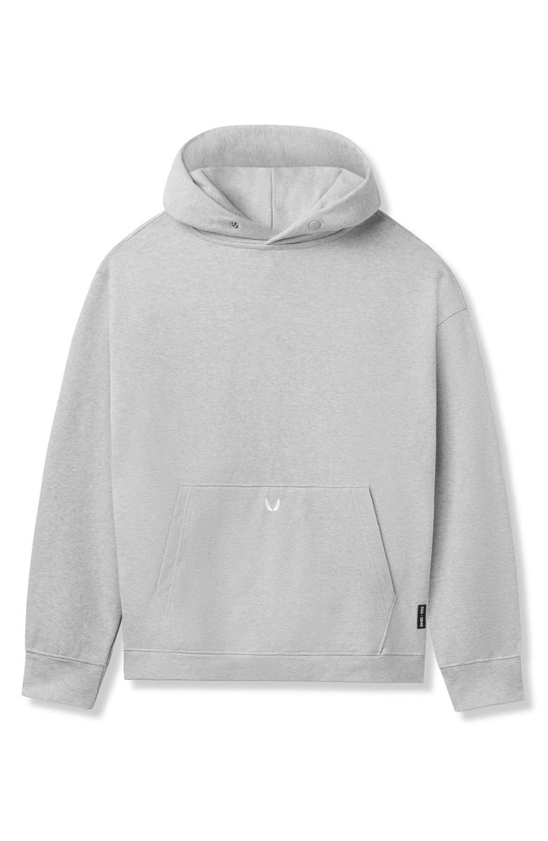 ASRV Tech-Terry Oversize Hoodie, Alternate, color, Heather Grey