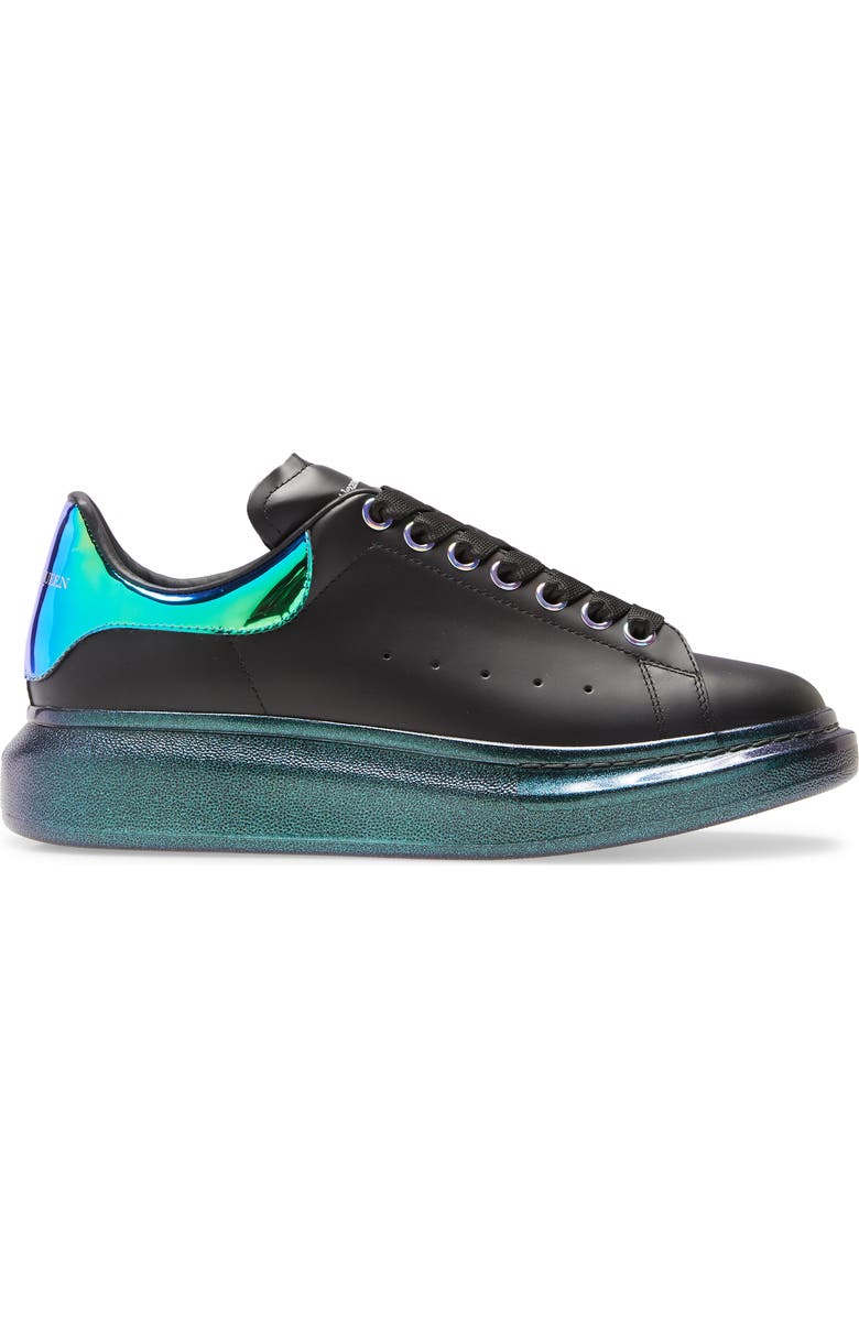 McQueen Alexander McQueen Oversize Iridescent Sneaker, Alternate, color,