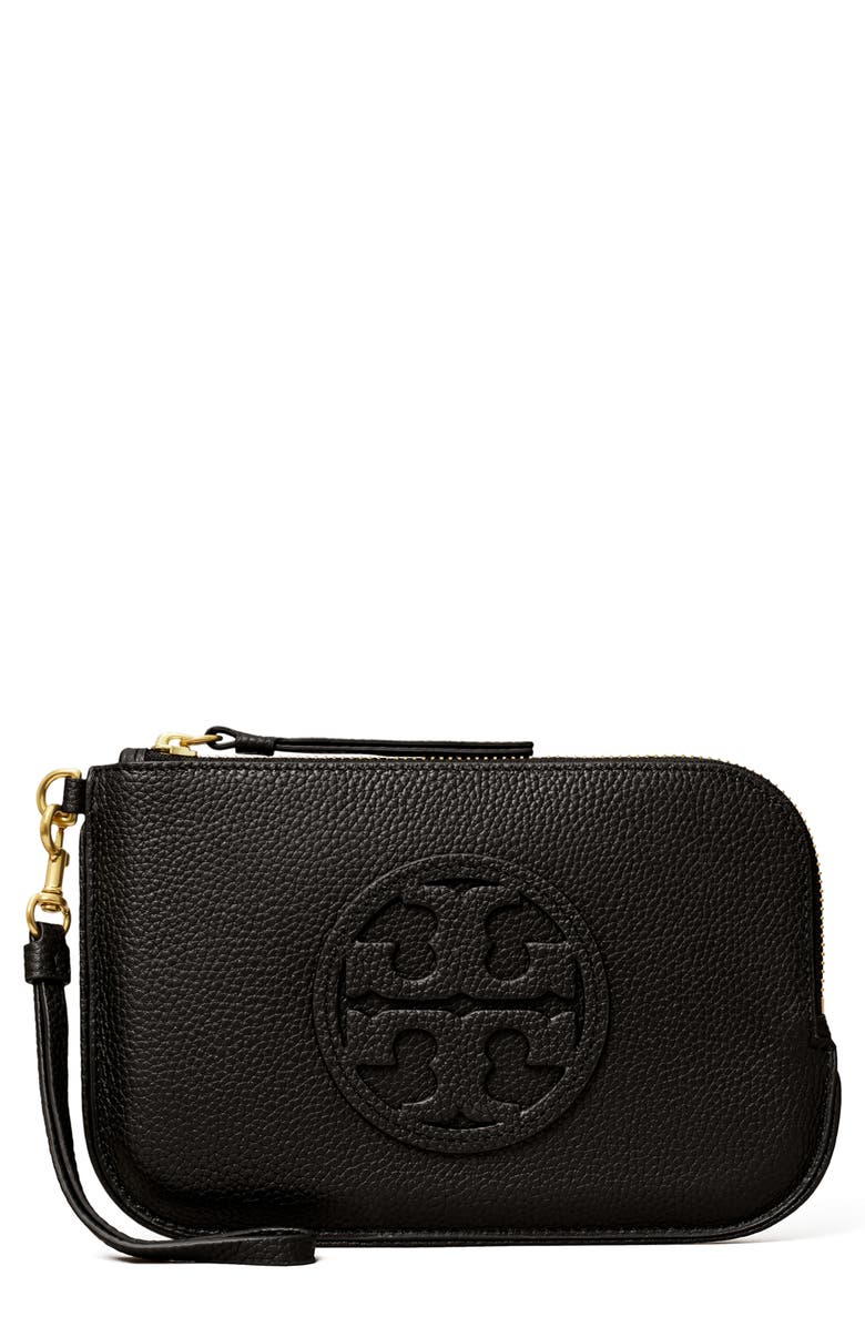 Tory Burch Miller Leather Wristlet, Main, color,