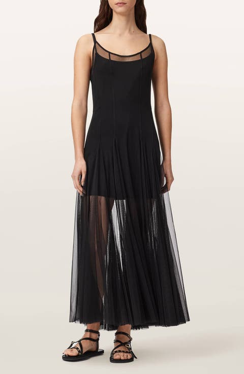 Harmonia Mesh Maxi Dress