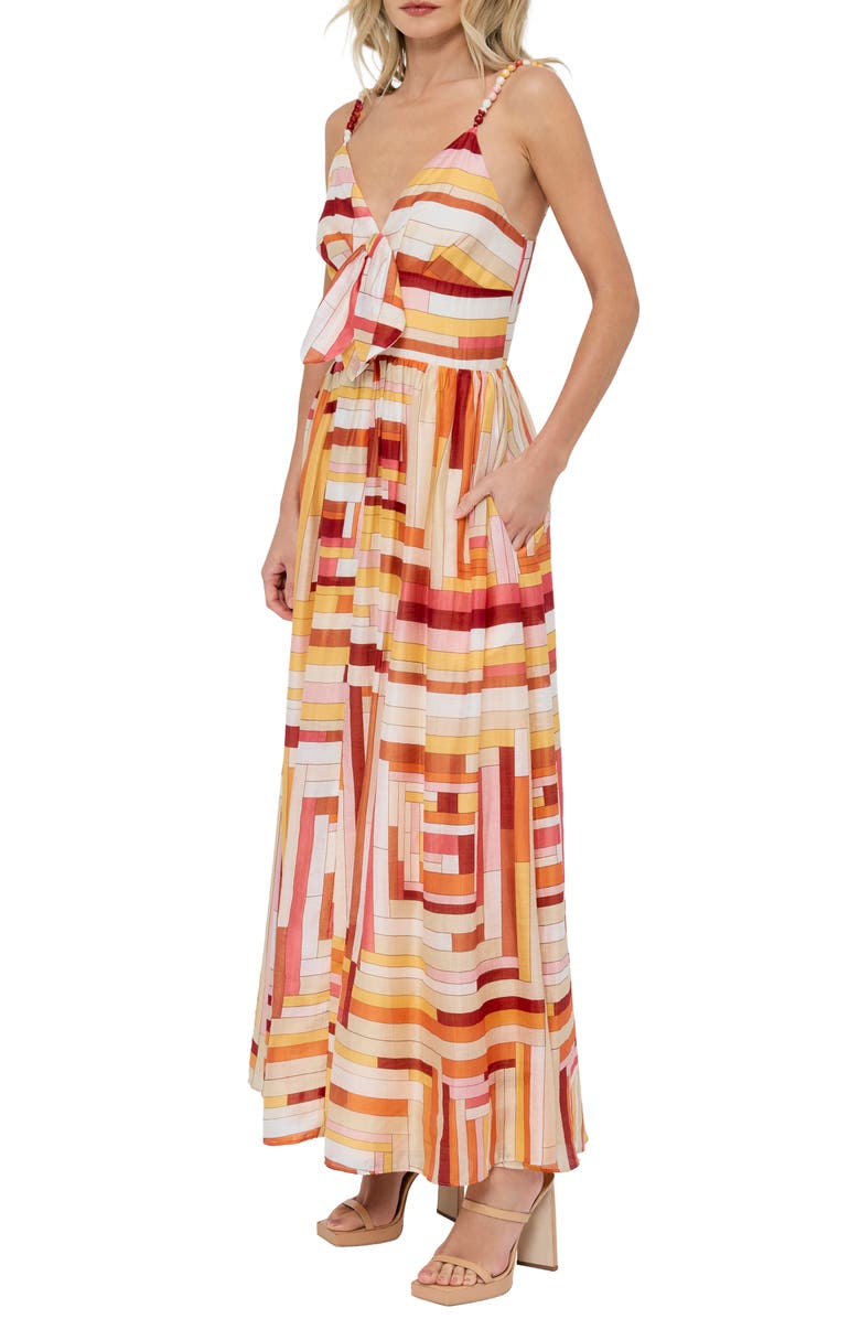 CIEBON Fiona Stripe A-Line Dress, Alternate, color, 