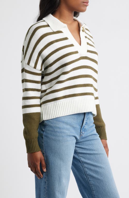 Madewell Daphne Clean Coloblock Polo Sweater