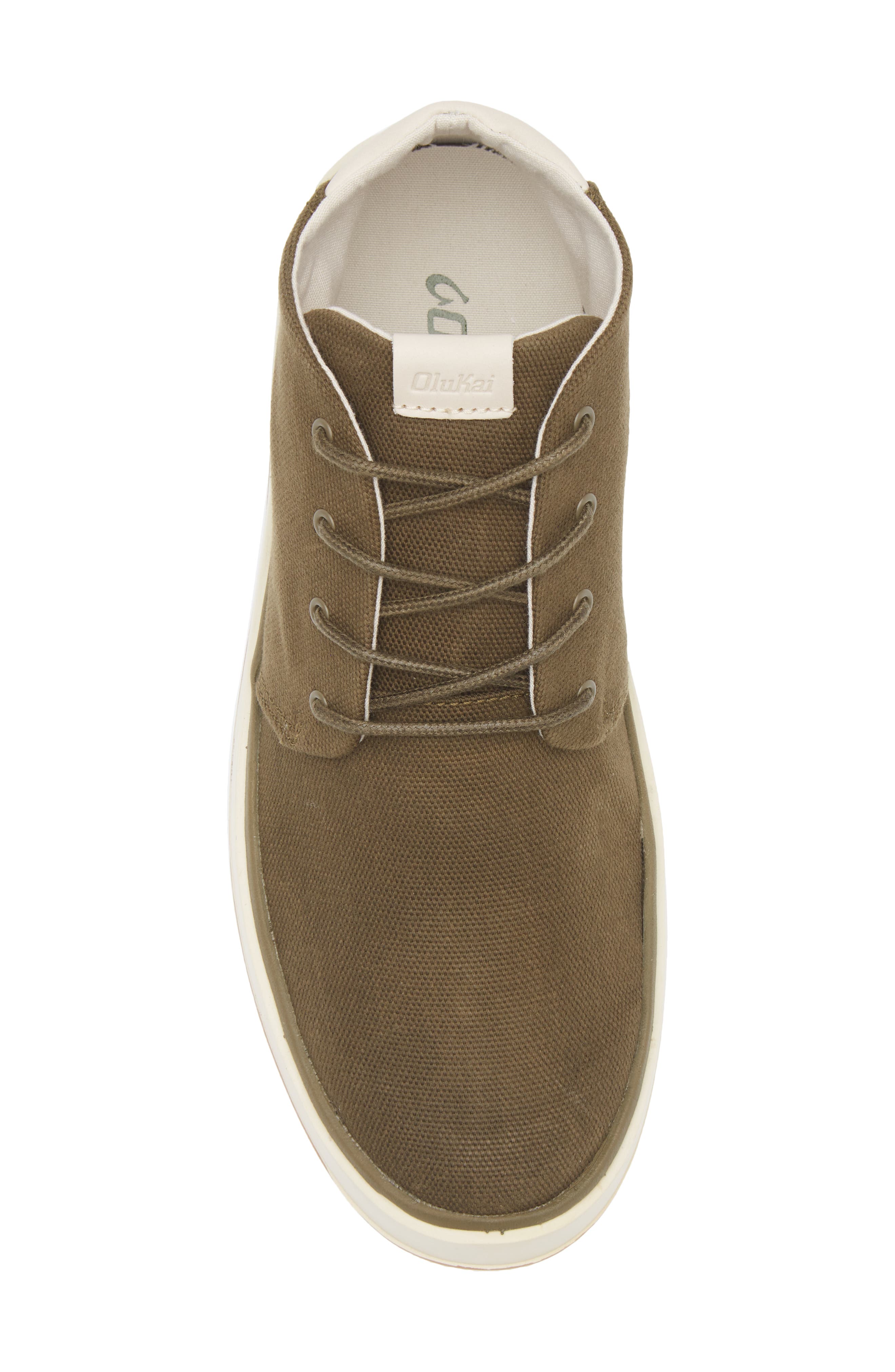 OluKai Papaku Sneaker, Alternate, color, Olive / Olive