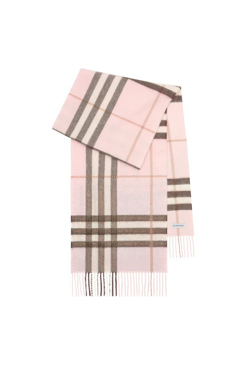 Embellished Check Cashmere Scarf