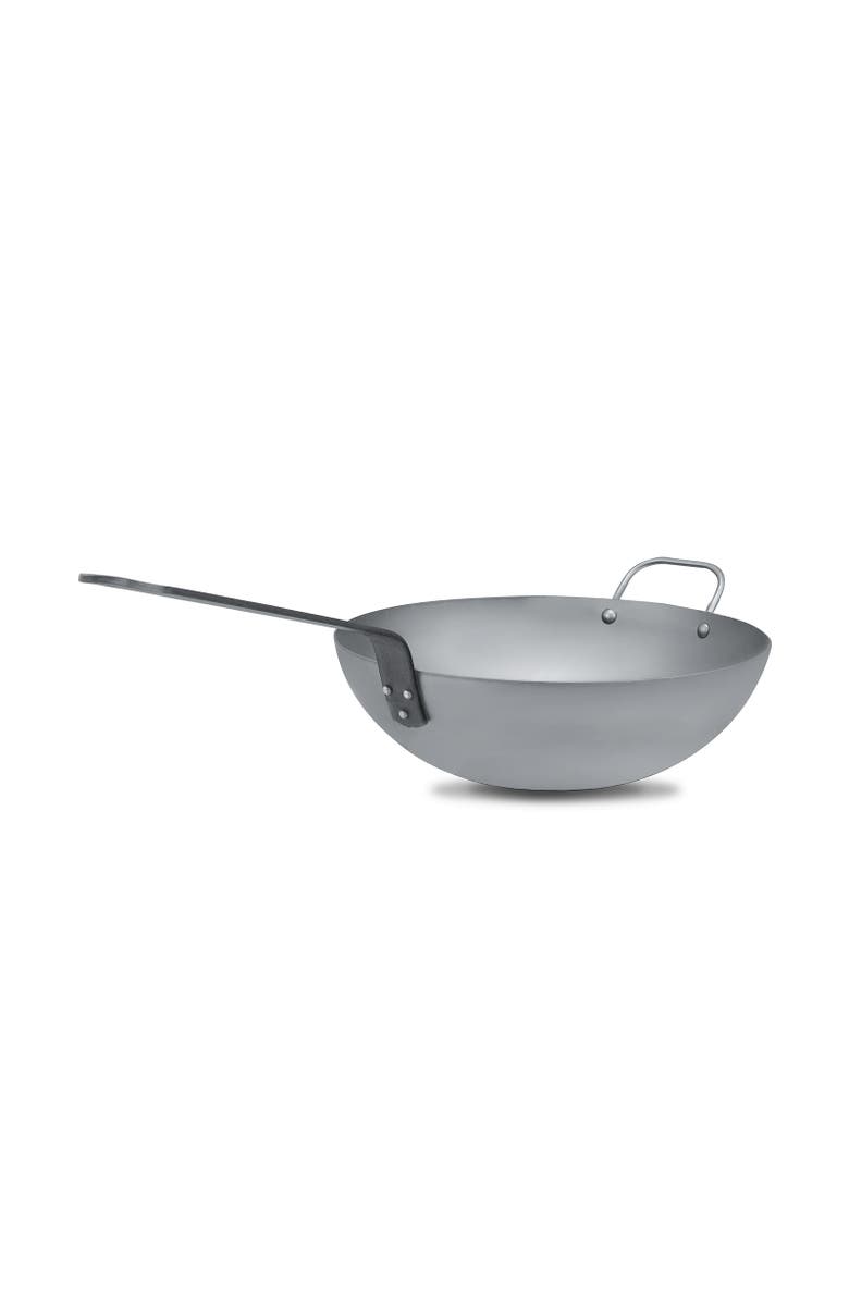 Mauviel M'Steel 5.4 Qt. Wok, Alternate, color, Silver