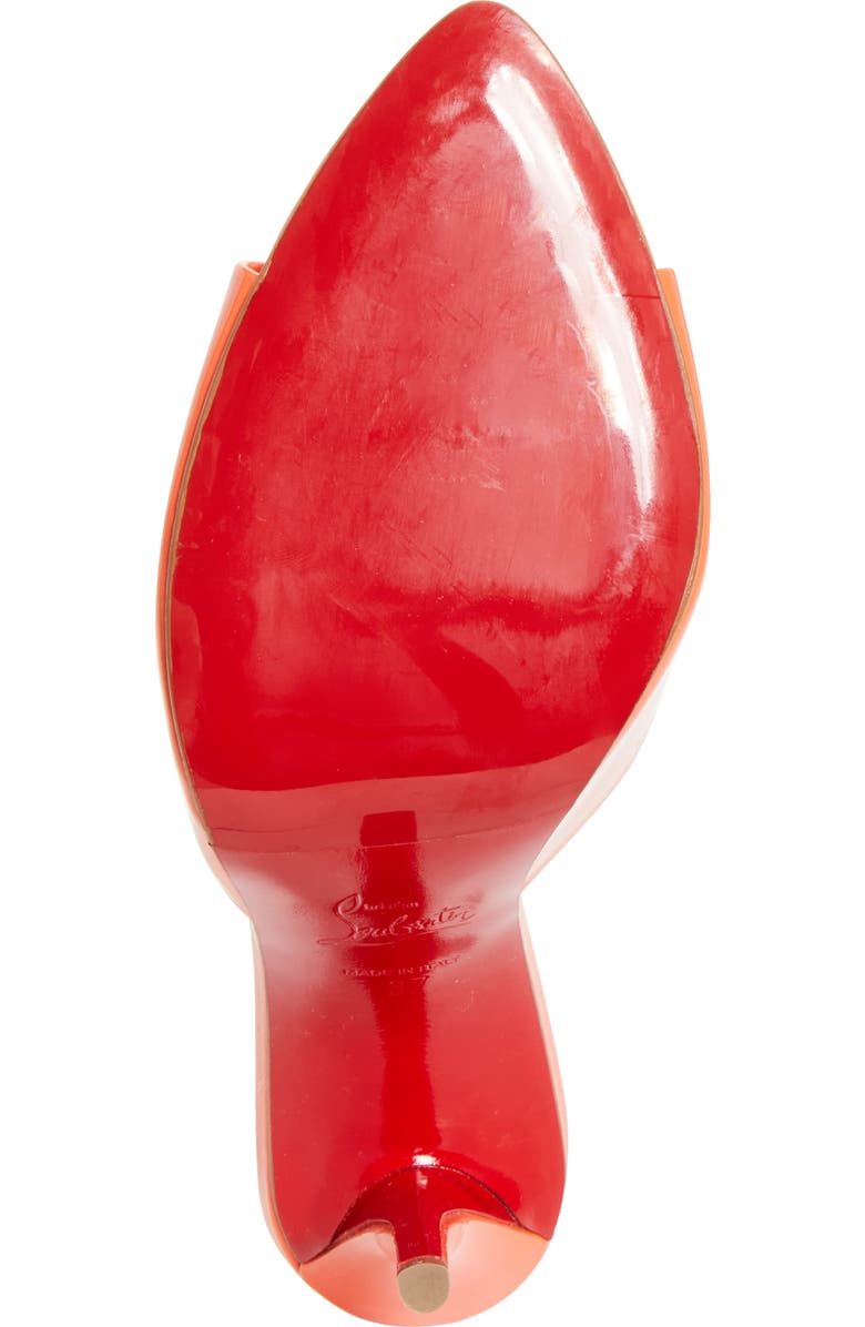 Christian Louboutin Miss Z Pointed Toe Sandal, Alternate, color, Caruzo/ Lin Caruzo