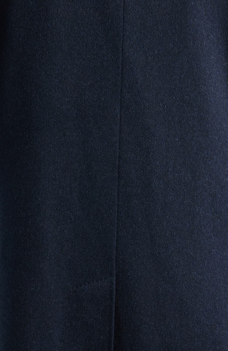 Canali Kei Trim Fit Cashmere Coat, Alternate, color, Navy