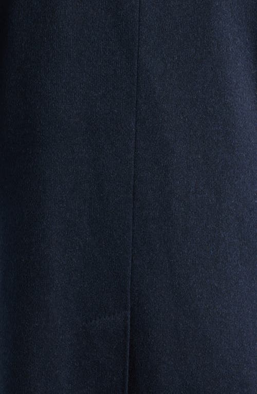 Canali Kei Trim Fit Cashmere Coat In Blue