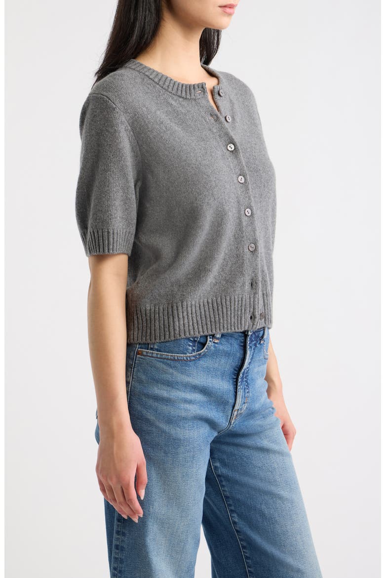 Maude Recycled Cashmere Blend Cardigan, Alternate, color, THUNDER