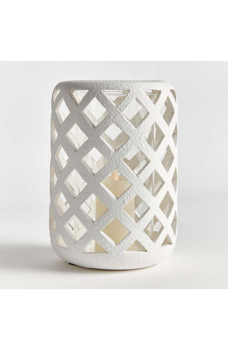 Napa Home & Garden Lucca Hurricane Large, Alternate, color, White