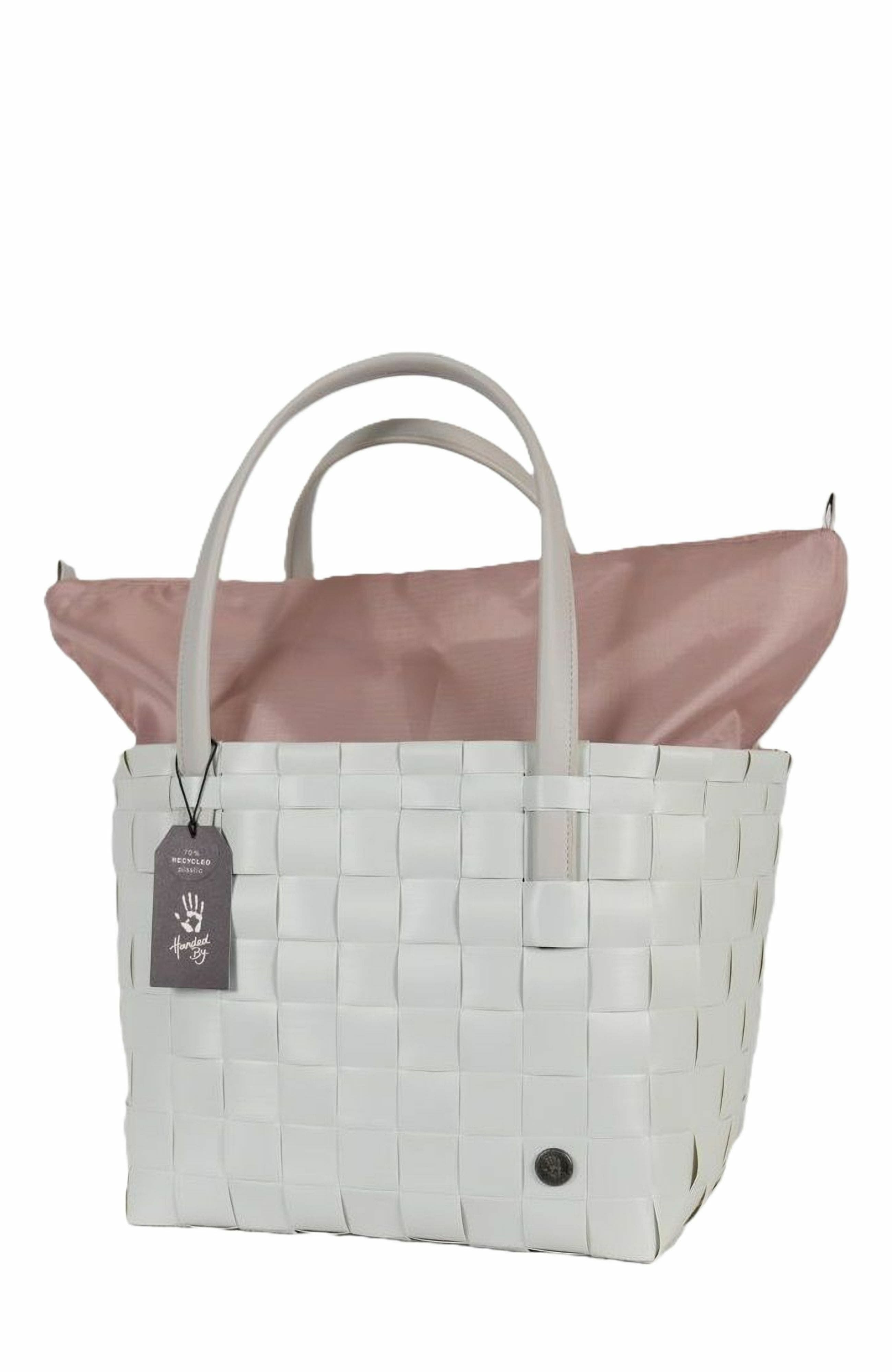 Handed By Color Deluxe Recycled Tote Bag, Main, color, Misty Grey