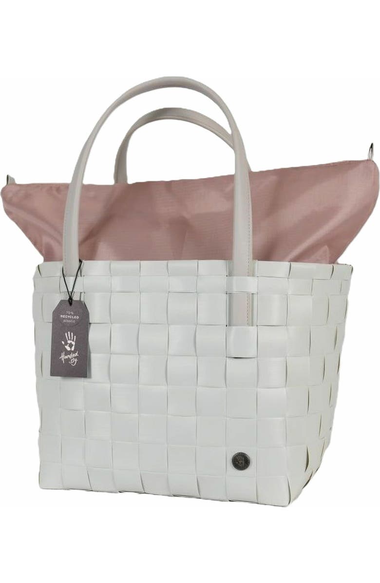 Handed By Color Deluxe Recycled Tote Bag, Main, color, Misty Grey