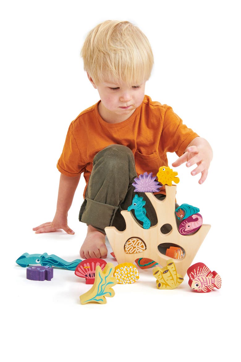 Stacking Coral Reef Toy, Alternate, color, MULTI