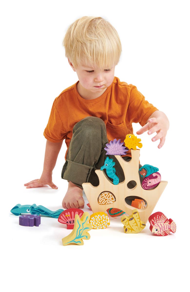 Tender Leaf Toys Stacking Coral Reef Toy, Alternate, color, Multi