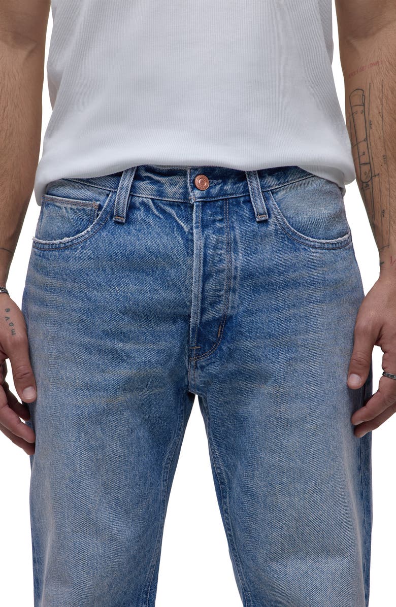 Hudson Jeans Rylan Bleached Relaxed Straight Leg Jeans, Alternate, color, Industry