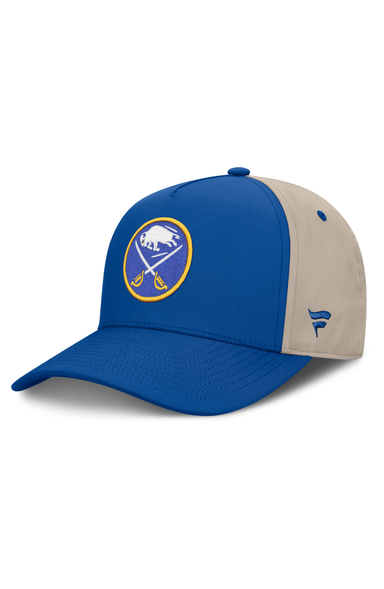 FANATICS Men's Fanatics Royal/Tan Buffalo Sabres 2026 Stanley Cup Playoffs Locker Room Adjustable Hat, Main, color, Royal