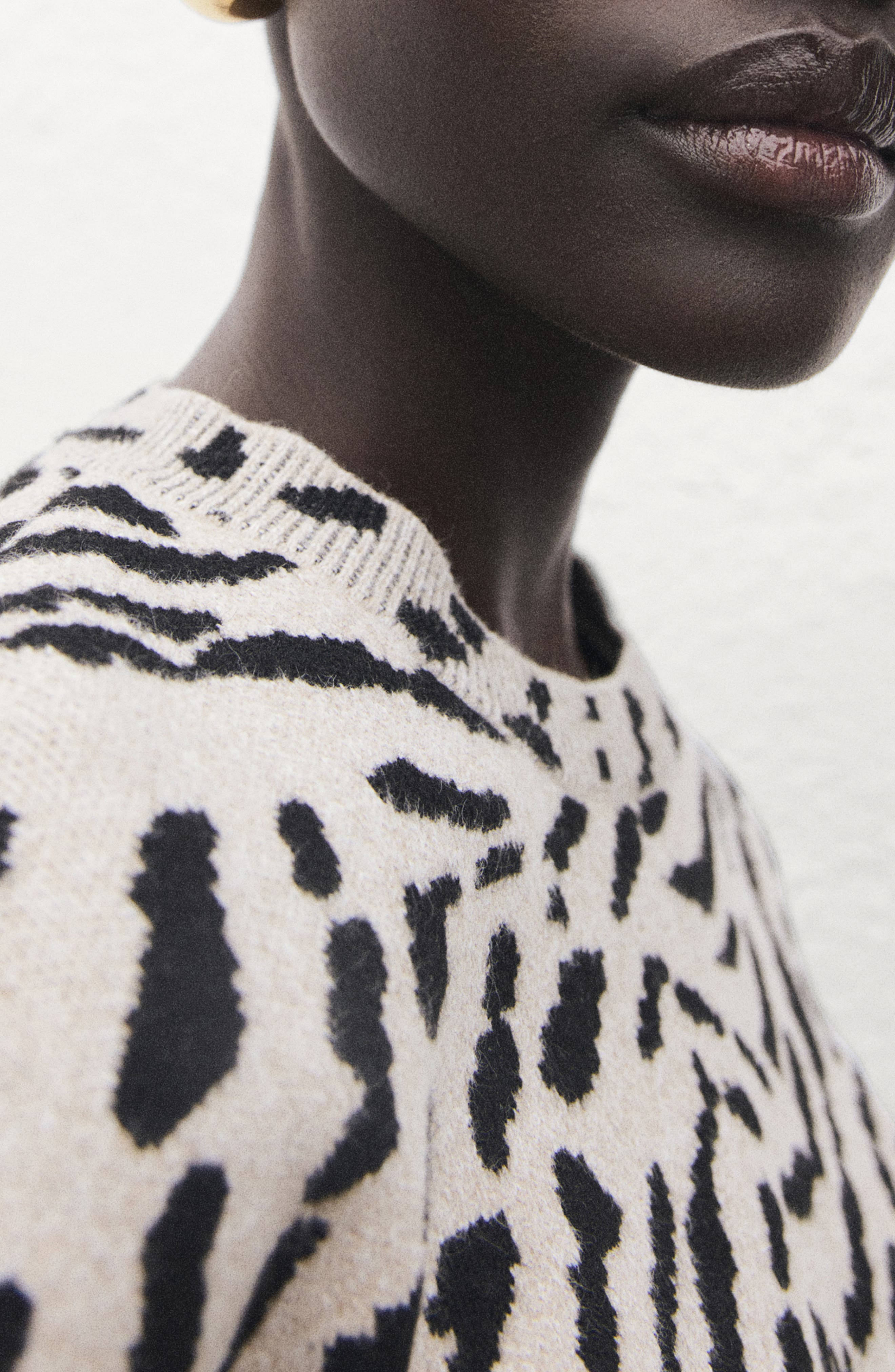 Animal Print Sweater - image 2