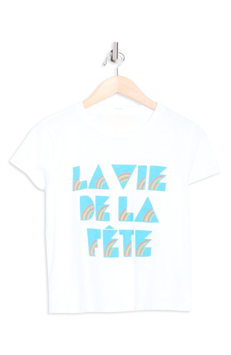 MOTHER The Lil Sinful Graphic Tee, Alternate, color, La Vie De La Fete
