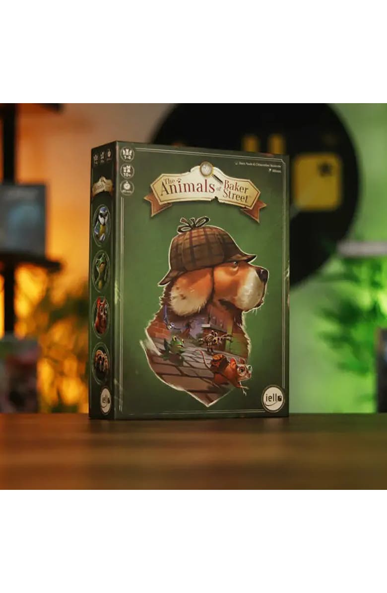 IELLO The Animals Of Baker Street Investigation Game, Alternate, color, Multicolored