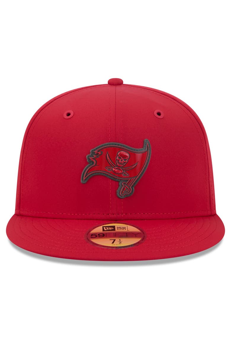 Men's New Era Red Tampa Bay Buccaneers 2026 Sideline 59FIFTY Fitted Hat, Alternate, color, Red