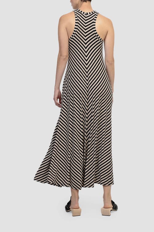 ALEMBIKA ALEMBIKA STRIPED TANK MAXI DRESS