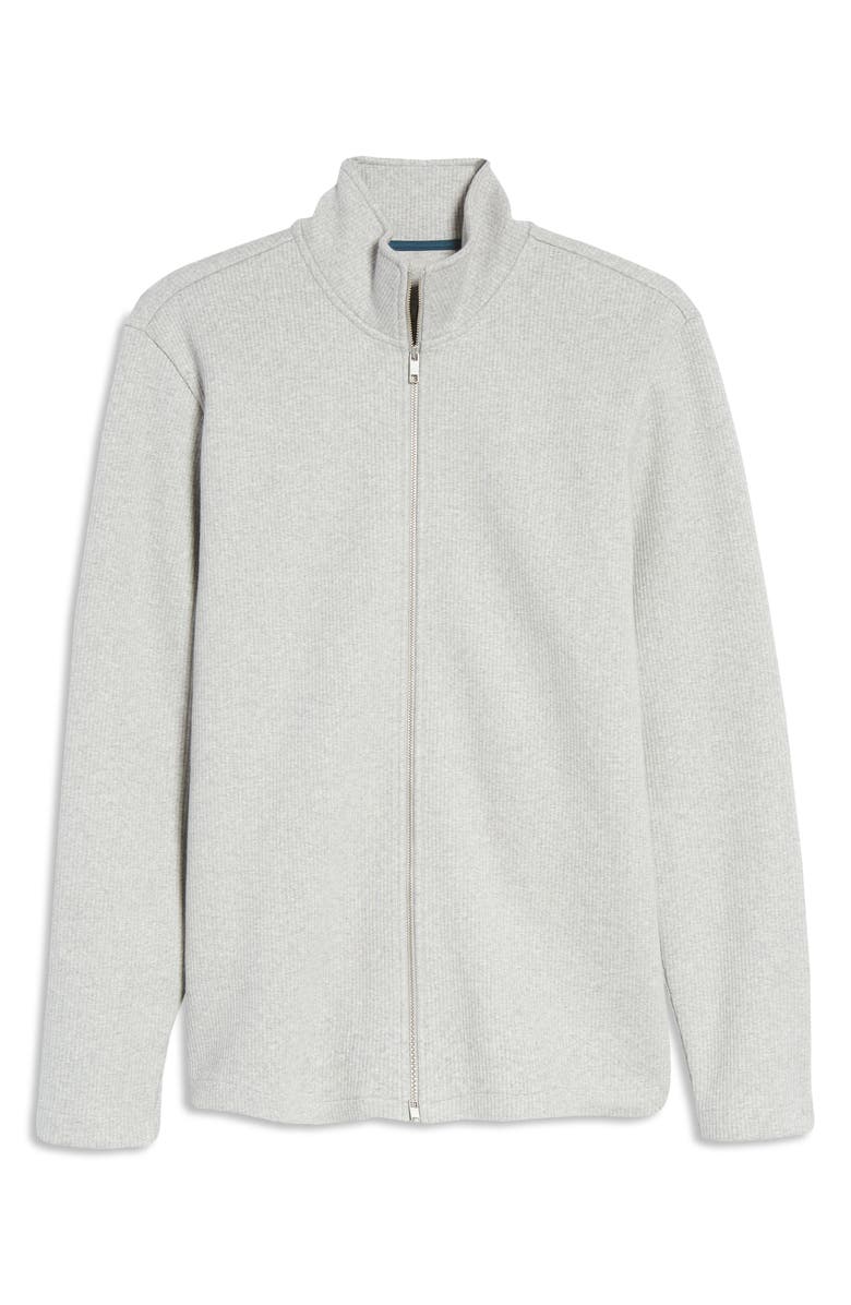 Ted Baker London Hvar Zip Through Cotton Blend Sweater, Alternate, color, 