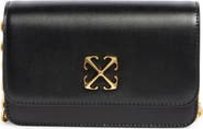 Off-White Jitney Leather Wallet on a Chain