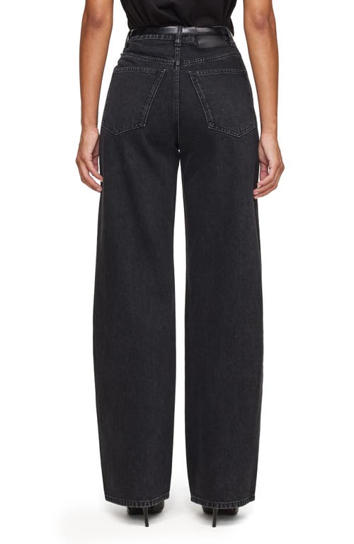 Dl1961 Kaylen High Waist Soft Curve Barrel Jeans In Black