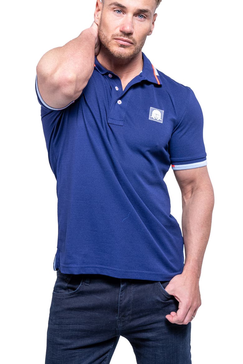 Tipemb42 Blue Piqué Polo, Alternate, color, BLUE