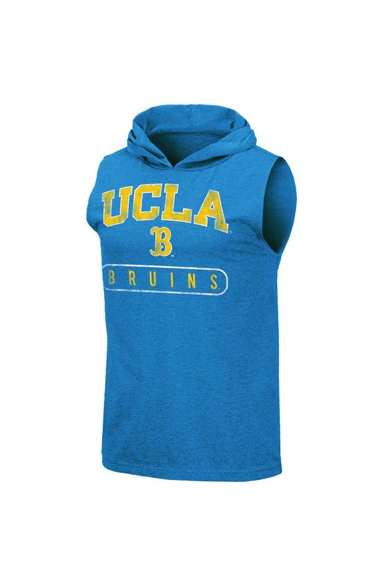 Men's Colosseum Blue UCLA Bruins Varsity Hoodie Tank Top, Alternate, color, Blue