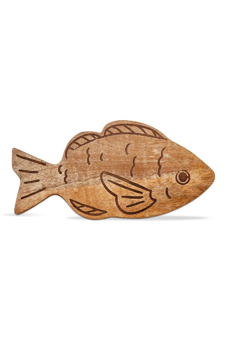 Fish Board Natural Mango Wood Summer, Main, color, Brown
