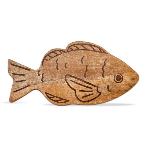 Fish Board Natural Mango Wood Summer