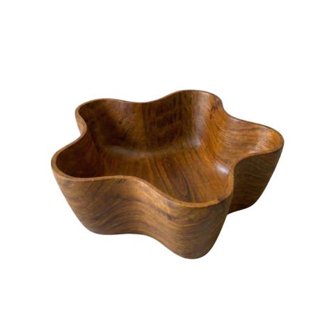 Wave Wood Bowl