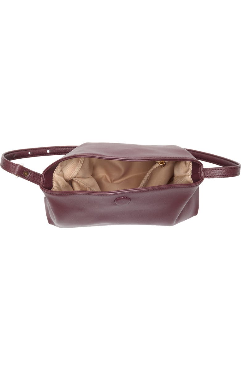 Sam Edelman Harlyn Small Shoulder Bag, Alternate, color, Dark Red