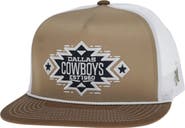 HOOEY Men's HOOey Tan/White Dallas Cowboys Aztec Trucker Adjustable Hat