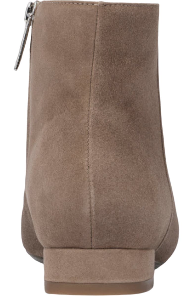 Aquatalia Prisilla Pointed Toe Weatherproof Zip Bootie, Alternate, color, Taupe