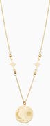 Oradina 14K Yellow Gold Winter Solstice Pendant Necklace