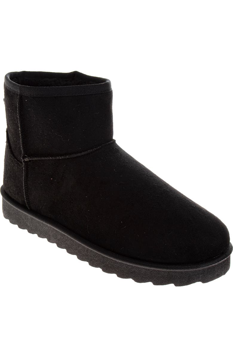 AVALANCHE Faux Shearling Lined Winter Boot, Main, color, Black/ Black