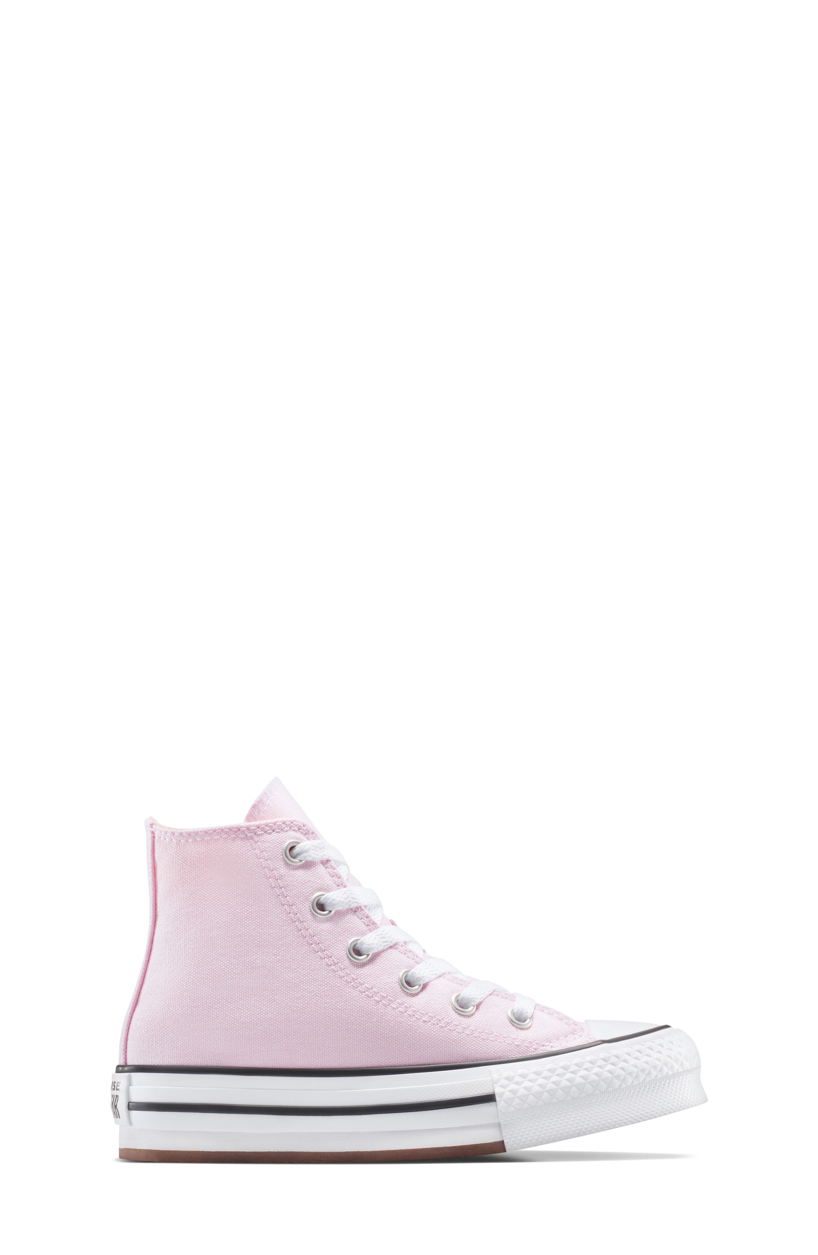 Converse Kids' Chuck Taylor All Star EVA Lift Canvas High Top Platform Sneaker, Alternate, color, Sugar Berry/ White