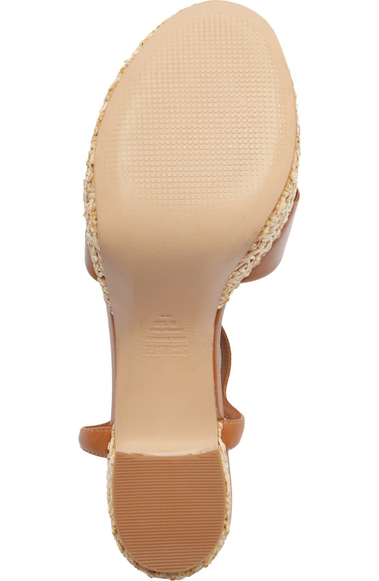 Schutz Keefa Ankle Strap Sandal, Alternate, color, Burnt Honey